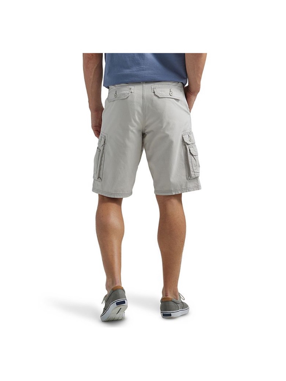 NWT Men's Lee Dungarees Size 42 Wyoming Cargo Shorts Cadet Gray - Picture 2 of 10